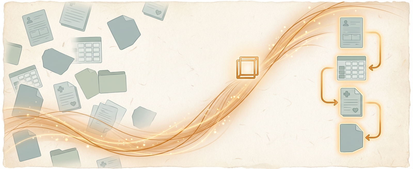 Medical practice workflow transformation from scattered patient forms to smooth patient flow